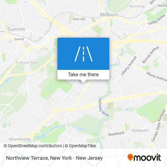 Northview Terrace map