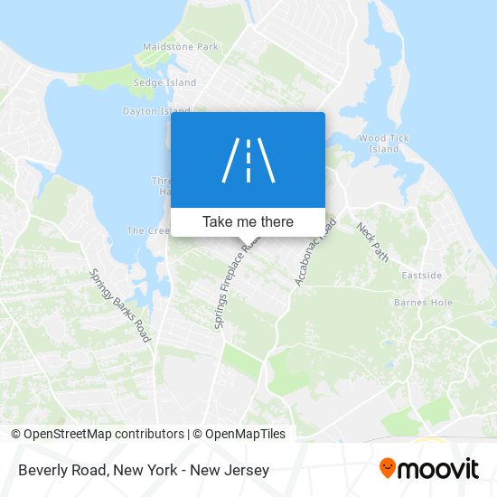 Beverly Road map