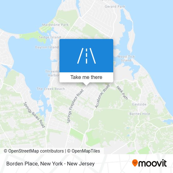 Mapa de Borden Place