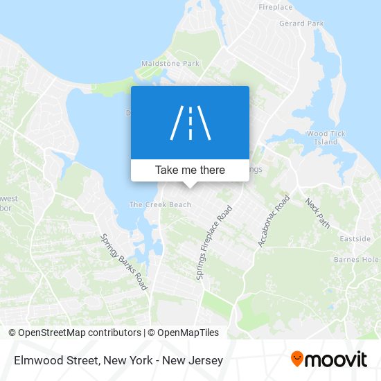 Elmwood Street map