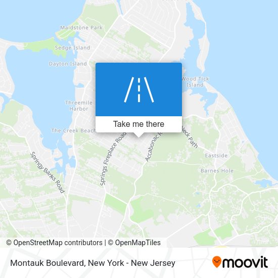 Mapa de Montauk Boulevard