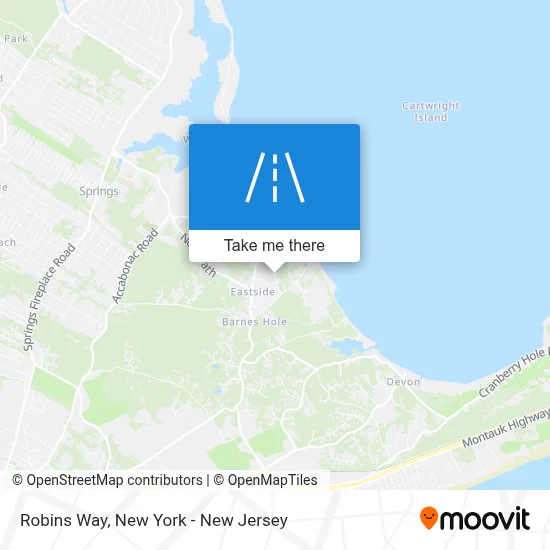 Robins Way map