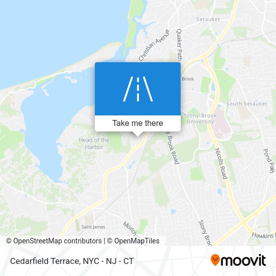 Mapa de Cedarfield Terrace