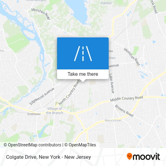 Colgate Drive map