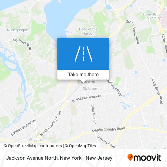 Mapa de Jackson Avenue North