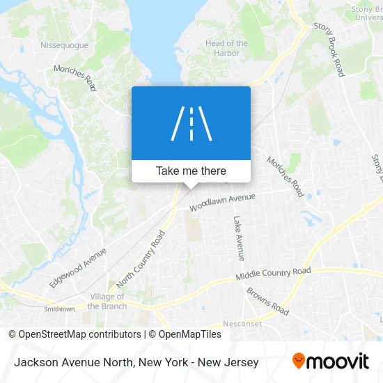 Mapa de Jackson Avenue North