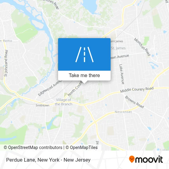 Perdue Lane map