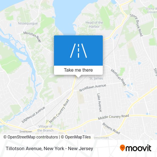 Mapa de Tillotson Avenue