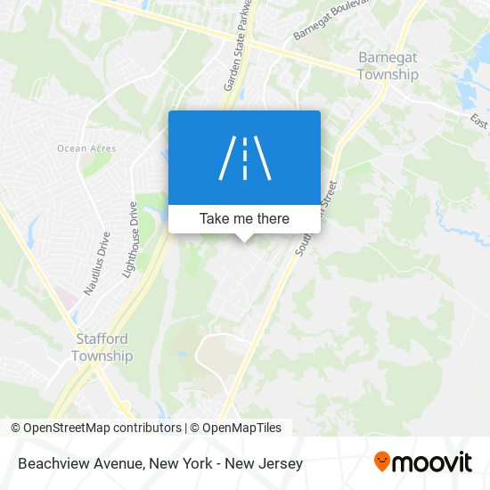 Beachview Avenue map