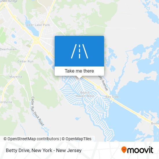 Mapa de Betty Drive