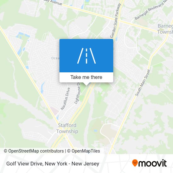 Golf View Drive map