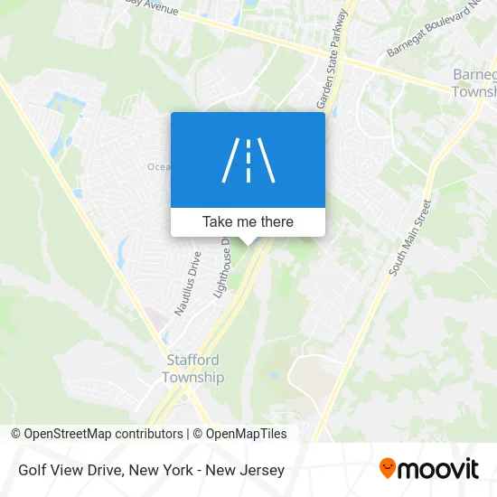 Golf View Drive map