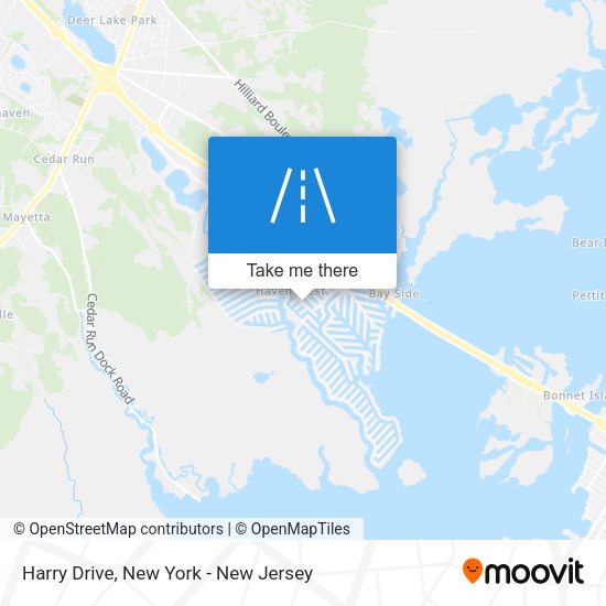 Harry Drive map