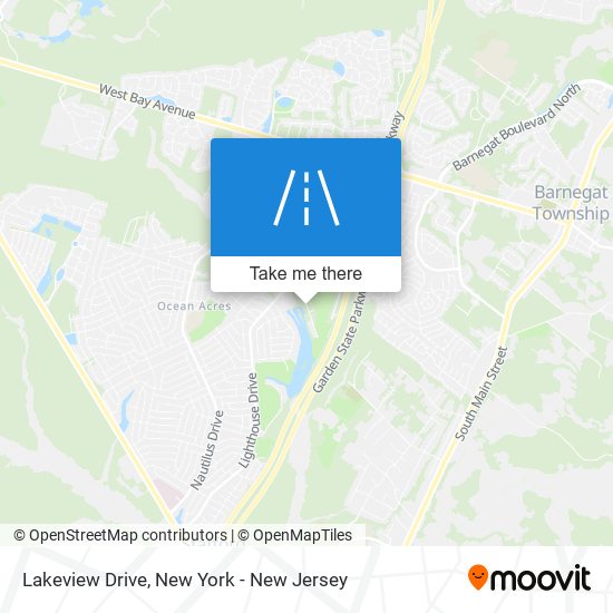 Lakeview Drive map