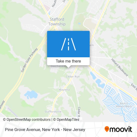 Mapa de Pine Grove Avenue