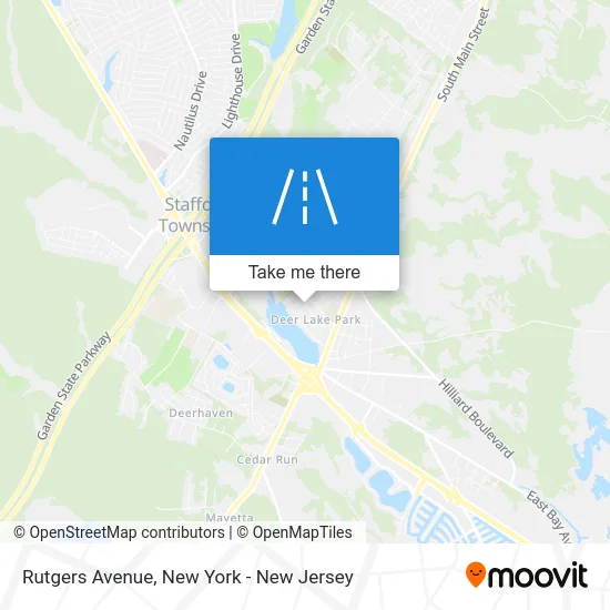 Rutgers Avenue map