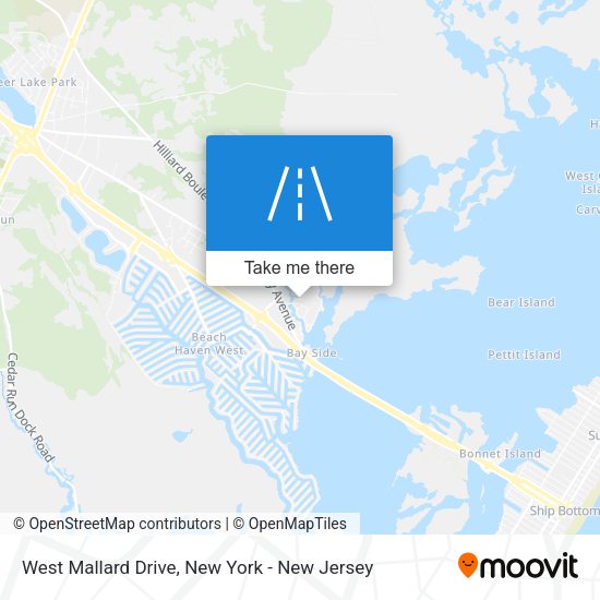 Mapa de West Mallard Drive