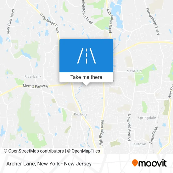 Mapa de Archer Lane