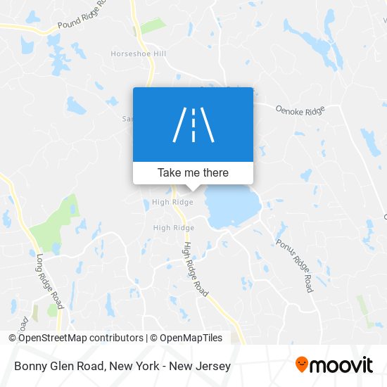 Bonny Glen Road map