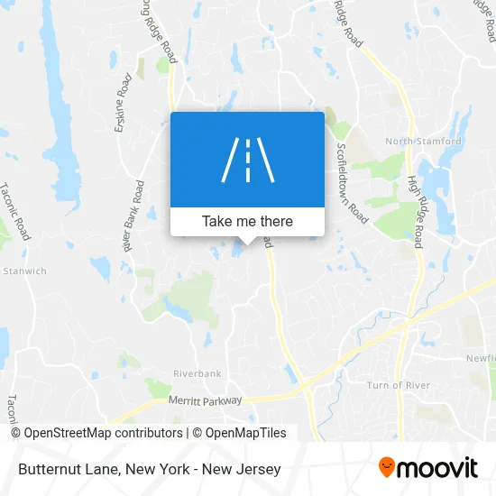 Butternut Lane map