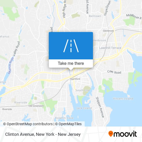 Clinton Avenue map