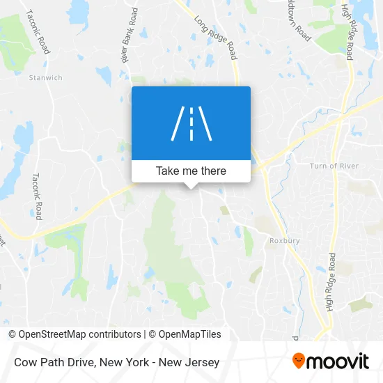 Cow Path Drive map