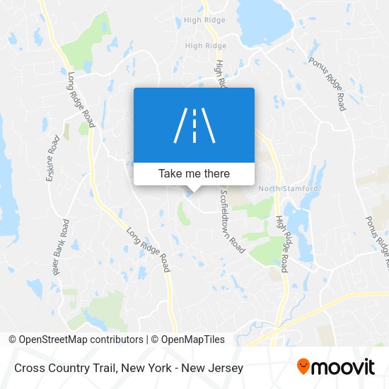 Mapa de Cross Country Trail