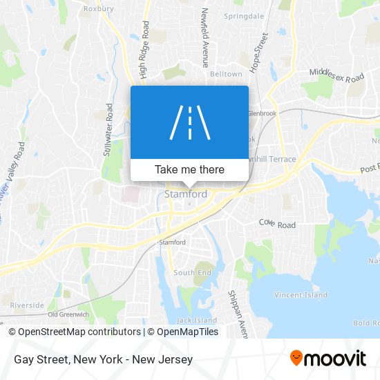 Gay Street map