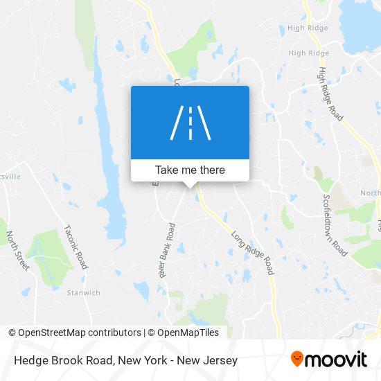 Hedge Brook Road map