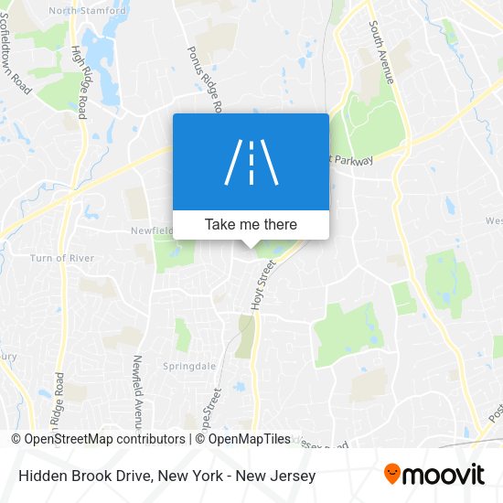 Mapa de Hidden Brook Drive