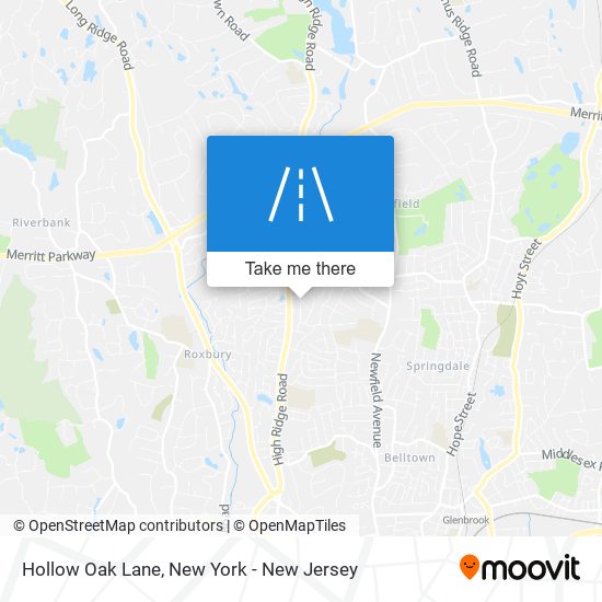 Hollow Oak Lane map