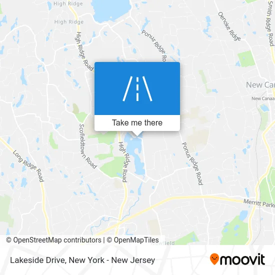 Lakeside Drive map