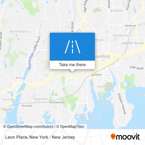 Leon Place map