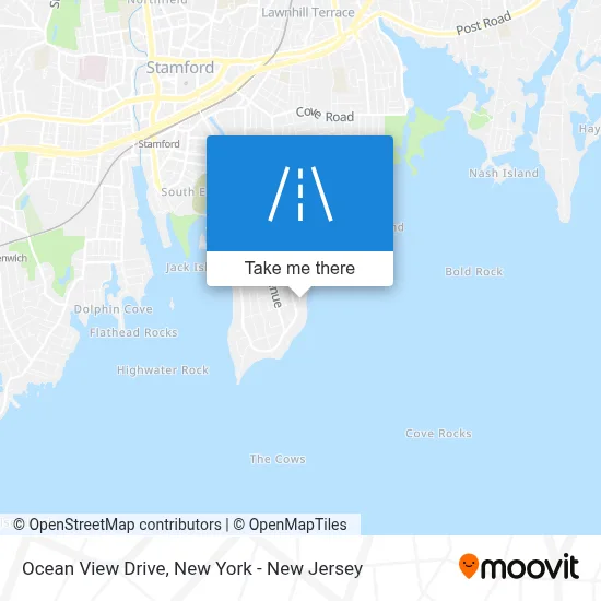 Ocean View Drive map
