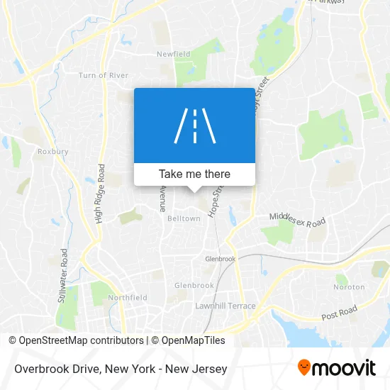 Overbrook Drive map
