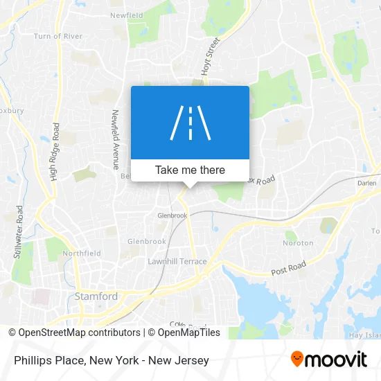 Phillips Place map