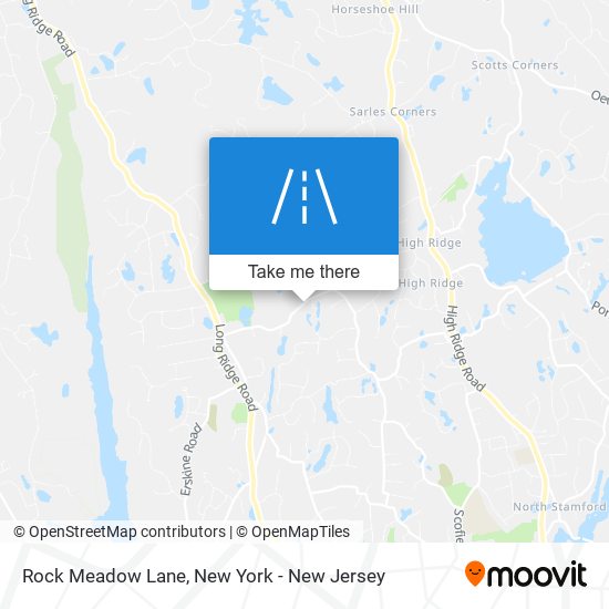 Rock Meadow Lane map