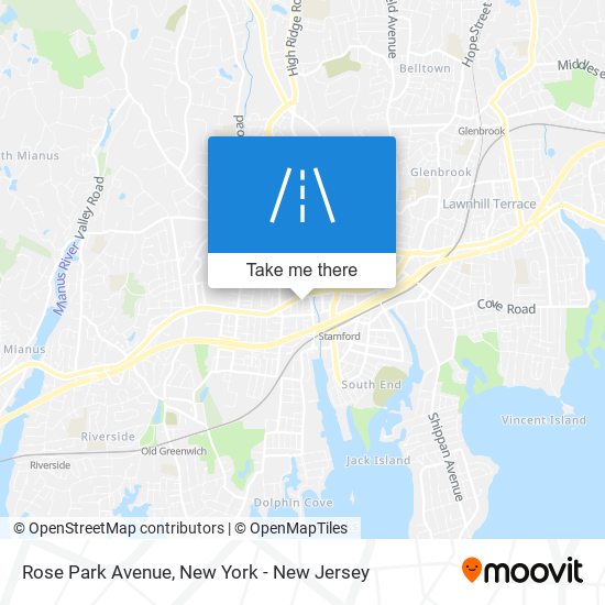 Rose Park Avenue map