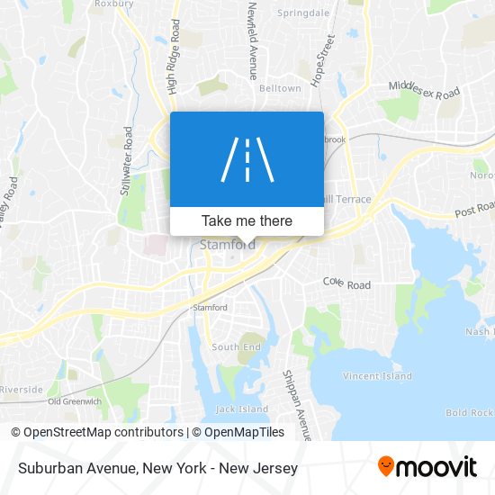 Suburban Avenue map