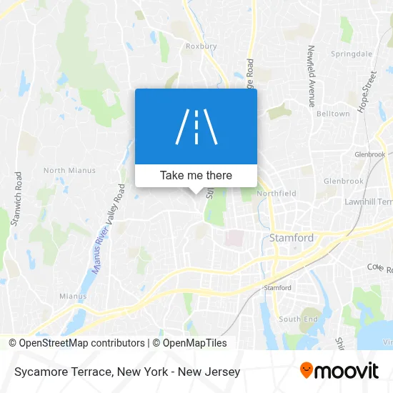 Sycamore Terrace map
