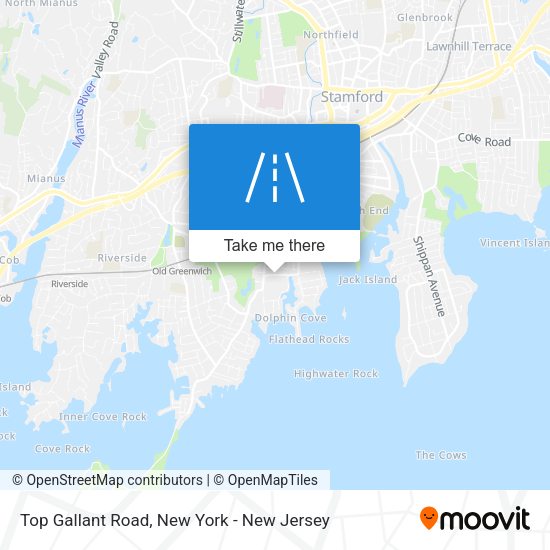 Mapa de Top Gallant Road