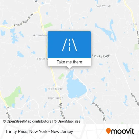 Trinity Pass map