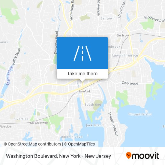 Mapa de Washington Boulevard