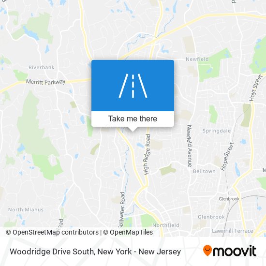 Mapa de Woodridge Drive South