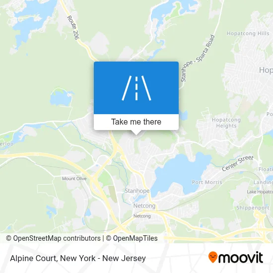 Alpine Court map