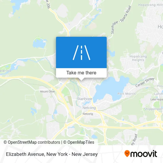 Elizabeth Avenue map