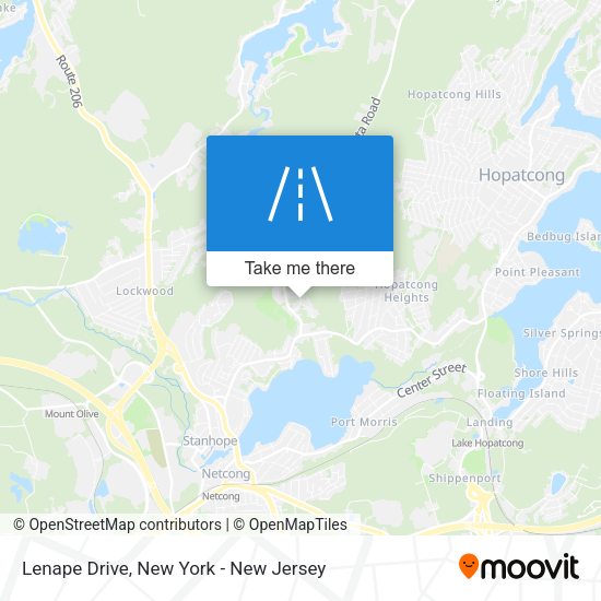 Mapa de Lenape Drive