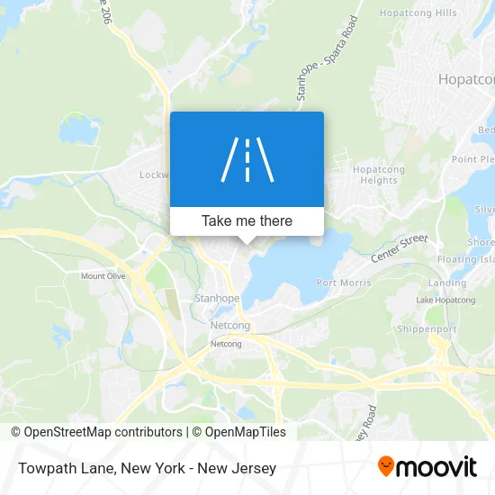 Mapa de Towpath Lane