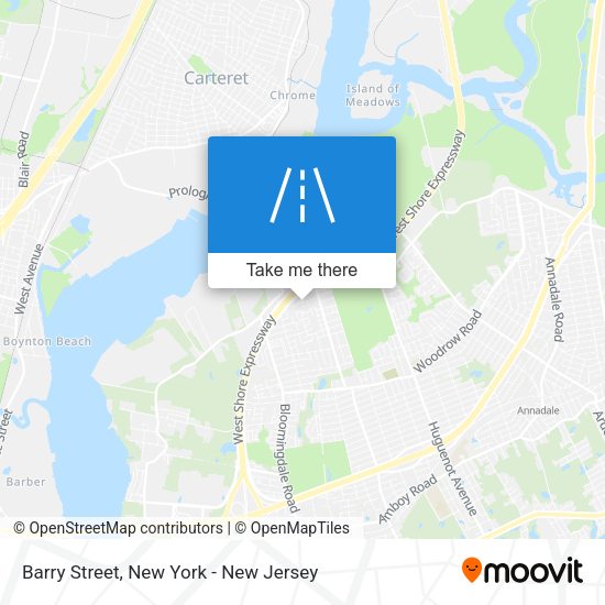 Mapa de Barry Street