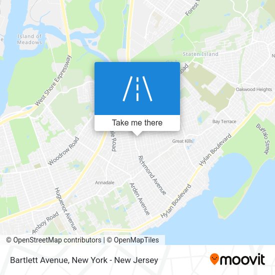 Mapa de Bartlett Avenue